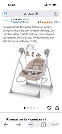 Sdraietta altalena dondolino con melodie