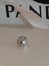 pandora charm clip mappamondo 