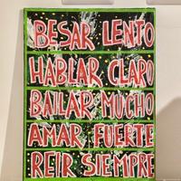 Motivational lettering