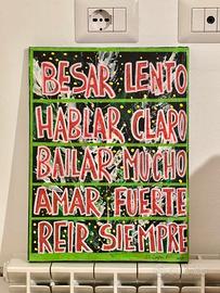 Motivational lettering