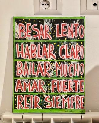 Motivational lettering