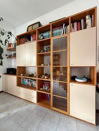 Mobile libreria con vetrinetta
