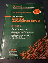 MANUALE DI DIRITTO AMMINISTRATIVO EDIZIONI SIMONE
