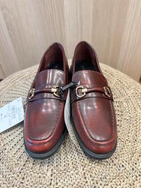 Mocassini Calliope vinaccia/bordeaux 36 nuovi