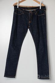 Jeans Uomo Nudie Jeans Co. Blu Scuro Lean Dean Dry