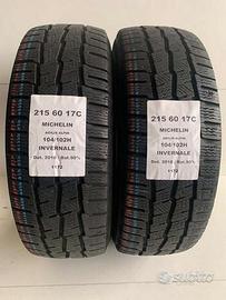 2 gomme 215 60 17c michelin a1172