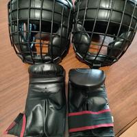 Casco per artimarziali boxe 