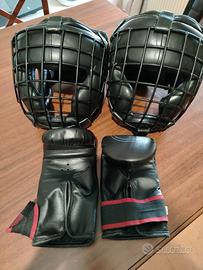 Casco per artimarziali boxe 