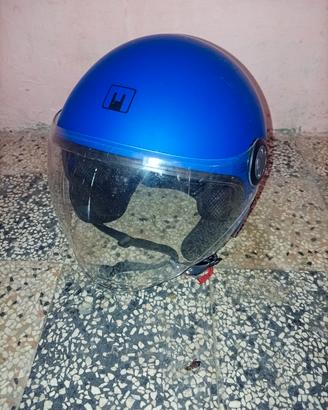 Casco Jet scooter blu taglia XL