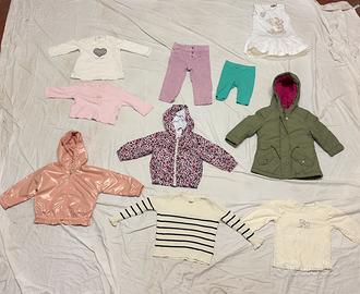 Abbigliamento inverno/primavera bimba 12-18 mesi