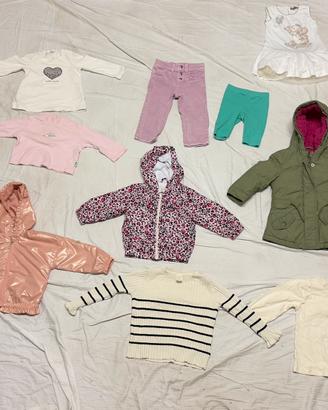 Abbigliamento inverno/primavera bimba 12-18 mesi
