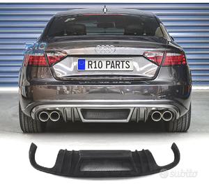 DIFFUSORE PER AUDI A5 COUPE CABRIO 07-11 LOOK RIEG