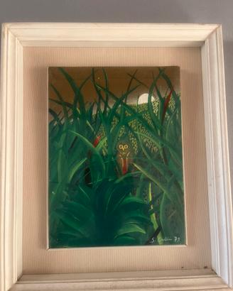 quadro cullio- GUFO TRA ERBE