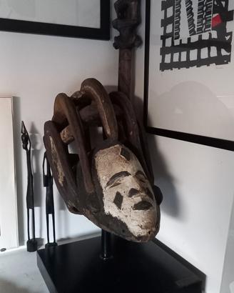 Arte Africana Cimiero ULTIMO PREZZO NO SPEDIZIONE 