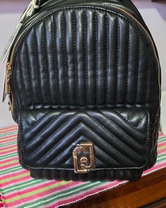 Zaino Liu Jo Donna BackPack Achala EcoPelle Nero.