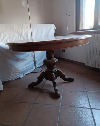 Tavolo rotondo allungabile con 6 sedie