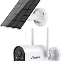 Telecamera wireless a batteria con pannello solare