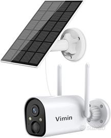 Telecamera wireless a batteria con pannello solare
