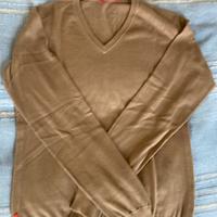 Maglione cotone Prada uomo taglia 48 tabacco