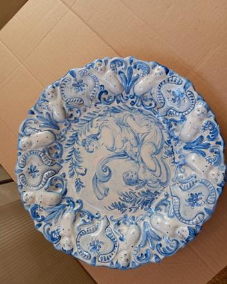 Coppia piatti ceramica Albisola 