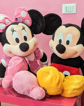 Peluche Disney Topolino Minnie grandi 75 cm