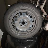 4 cerchi in ferro wolkswagen da 15°