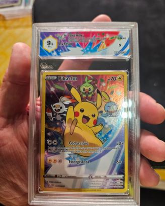 Pikachu promo 20 graad 9,5 pokemon