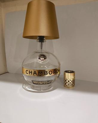 Lampada Chambord Bottiglia Led Oro
