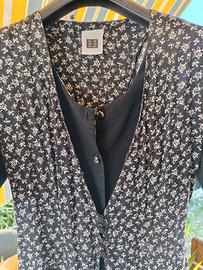 Vestito lungo  misto viscosa