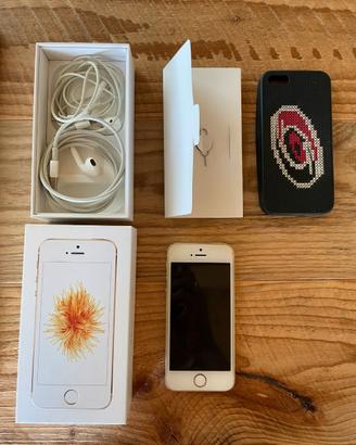 IPhone SE Oro 16GB + vetro protettivo + cover