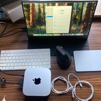 Mac Mini M4 + Magic Keyboard + Trackpad + Monitor