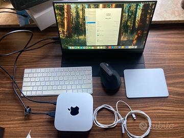 Mac Mini M4 + Magic Keyboard + Trackpad + Monitor