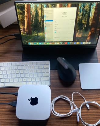 Mac Mini M4 + Magic Keyboard + Trackpad + Monitor