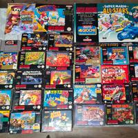 Console + videogiochi super nintento GIG  