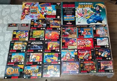 Console + videogiochi super nintento GIG  