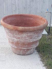 CONCA TOSCANA CENTENARIA IN  TERRACOTTA FINE 1800