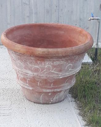 CONCA TOSCANA CENTENARIA IN  TERRACOTTA FINE 1800
