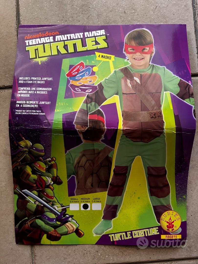 Vestito di Carnevale tartaruga ninja tg.5/6 anni - Tutto per i bambini In  vendita a L'Aquila
