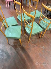 Sei sedie modernariato