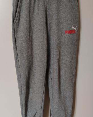 Pantaloni Tuta Joggers PUMA Grigio Melange 