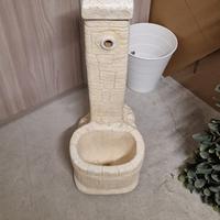 Fontana da esterno in pietra