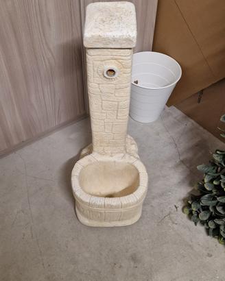 Fontana da esterno in pietra