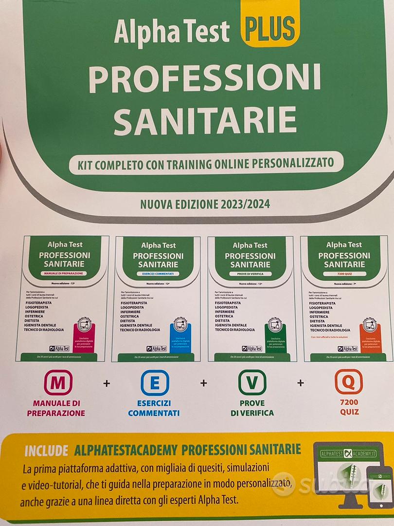 Kit completo alpha test professioni sanitarie - Libri e Riviste In vendita  a Siena