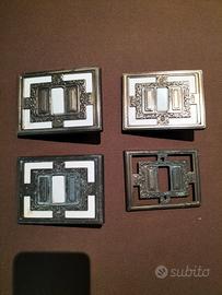 placche elettriche vintage  interruttori luci