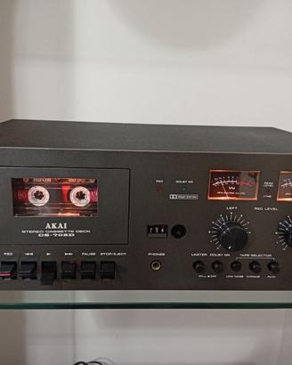 Akai cs-705 d Cassette Deck Stereo 2 Testine