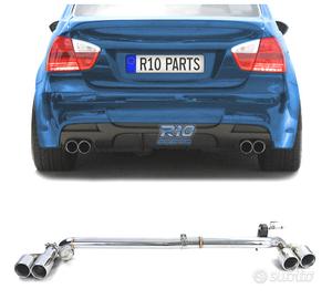 KIT CONVERSIONE SCARICO BMW E90 E91 LOOK M DOPPIO 