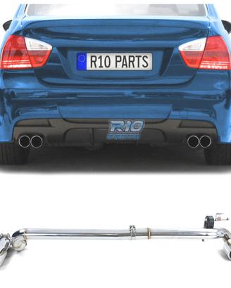 KIT CONVERSIONE SCARICO BMW E90 E91 LOOK M DOPPIO 