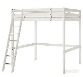 Letto Stora + materasso Abygda (ikea)_ BIANCO