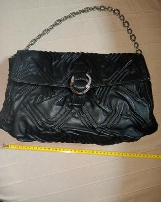 Borsa Bulgari nera/pitone