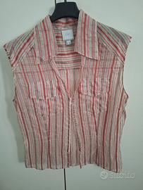 camicetta misto seta Paola Frani